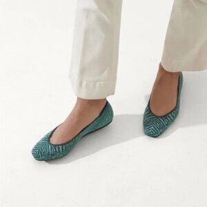 Rothy's The Square in Mirage Metallic Size 9